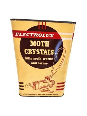 Electrolux Moth Crystals Vintage 5 Lb Tin Para-Dichloro-Benzene